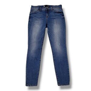 Kut from the Kloth Connie Ankle Skinny Jeans Womens 6‎ Distressed